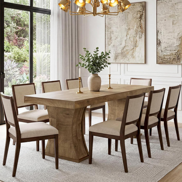 78" Dining Table, Kitchen Table for 6-8,Large Dining Room Table