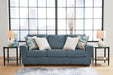 Blue Queen Stainresistant Memory Foam Sleeper Sofa