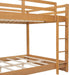 Queen Over Queen SolidWoodConstruction Bunk Bed Ladder