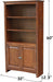 International Concepts 60" Solid Wood Shaker Bookcase in Espresso