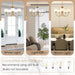 Goldtone Finish Five Lighting Milk Glass Chandelier