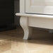 9 Drawer Dresser for Bedroom, White Dresser with Rubberwood Legs