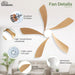 52 Inch Intelligent Ceiling Fan BluetoothEnabled Remote