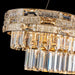 34Inch CrystalChandelier Gold TwelveLights Pendant