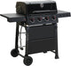 4-Burner Gas Grill with Side Tables, 36,000 BTU, 559 Sq. In., Black | Outdoor Propane BBQ Grill with Premium Enameled Coated Chamber Body & Porcelain-Enameled Grates for Deck Party & Patio BBQ