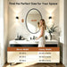 Black Oval Bathroom Mirror, 24X36 Inch Oval Mirror