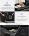 Electric Reclining Sectional Couch, Power Recliner Sofa W/Usb & Type-C Charging Ports and Cup Holders, Leather Reclining Sofa for Living Room, Home Theater