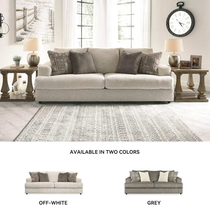 Soletren Premium Chenille Queen Sofa Sleeper White