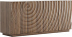 59" Modern Buffet Cabinet with 3D Water Ripple Doors, Sideboard Storage Cabinet with Wooden Base, Freestanding Credenza Console Table for Dining Room Living Room Entryway Coffee Bar, Walnut