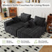 NinetySixInch Configurable Modular Sectional Sofa Memory Foam