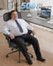 Office Chair Big and Tall, Executive Office Chairs Leather Heavy Duty,Black