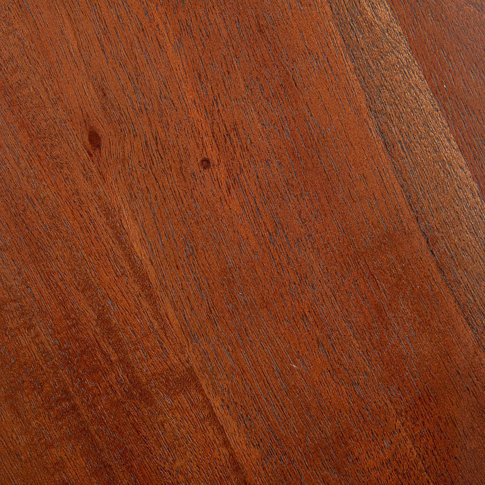 Bishop Pedestal Cocktail Side Table, Dark Chestnut