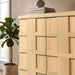 Sideboard Buffet Cabinet with Storage, 31.3”W,Light Oak