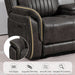 Zero Gravity Power Reclining Loveseat with Console, Reclining Loveseat with Adjustable Headrest, Power Loveseat Recliner Sofa with USB & Type-C Ports for Living Room (Badlands Charcoal)