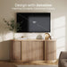 Turin 67" Sideboard Buffet Cabinet-Camel