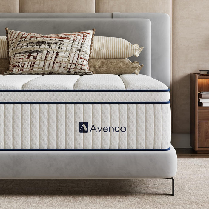 Queen Size Mattress 12 Inch, Queen Hybrid Mattress in a Box
