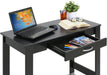 Jaya Writing Desk for Residential Use with Drawerblack, Blackwood, Large