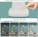 Upgraded LED Desk Lamp with Wireless Charger, White Small Desk Light with Pen Holder, 3 Color Modes, CRI 85, 800 Lumen, Study Lamps for College Dorm Room, Home Office, Adapter Included