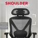 Dexley Ergonomic Mesh Task Chair, Lumbar Support, Swivel, Black