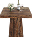 Square Dining Table for 4, 31.5" Farmhouse Small Kitchen Table