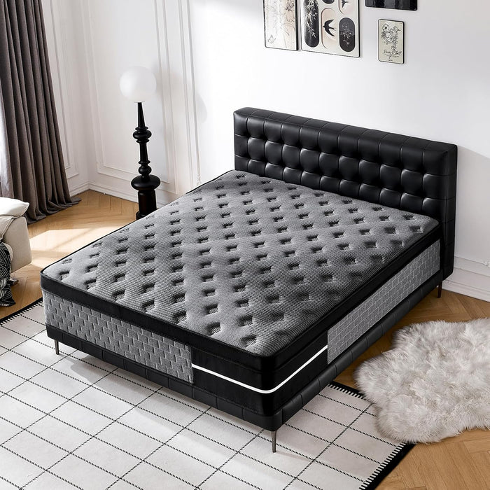 Full Size Mattress, 12 Inch Hybrid Full Mattress, Medium Firm