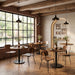 Circular Industrial Round Table 31.5Inch Solid Wood