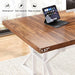 70.8-Inch Large Executive Desk, Modern Computer Office Desk, Wooden Writing Desk Study Table for Home Office