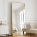 Full Length Mirror with Stand, 65"X24" Gold Full Body Mirror