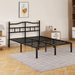 14 Inch Queen Bed Frame with Headboard, Heavy Duty Metal Platform Bed Frame Queen Size Mattress Foundation with Sturdy Steel Slats, Easy Assembly Noise Free