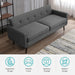 Oversized Modern Sofa: Button-Tufted, Easy Assembly