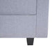 Modular Convertible U-Shaped Sectional Sofa with Reversible Chaise Sectional Sofa with Ottoman - Linen Upholstery, Gray