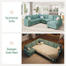 Sectional Sleeper Sofa Bed With Integrated Storage