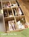 Womens Vanity with Mirror and Led Lights - 47.3" Makeup Vanitys with 360° Rotating Storage Shelf and 4 Drawers, Fluted Wood Vanities with Power Outlet & Holder for Bedroom