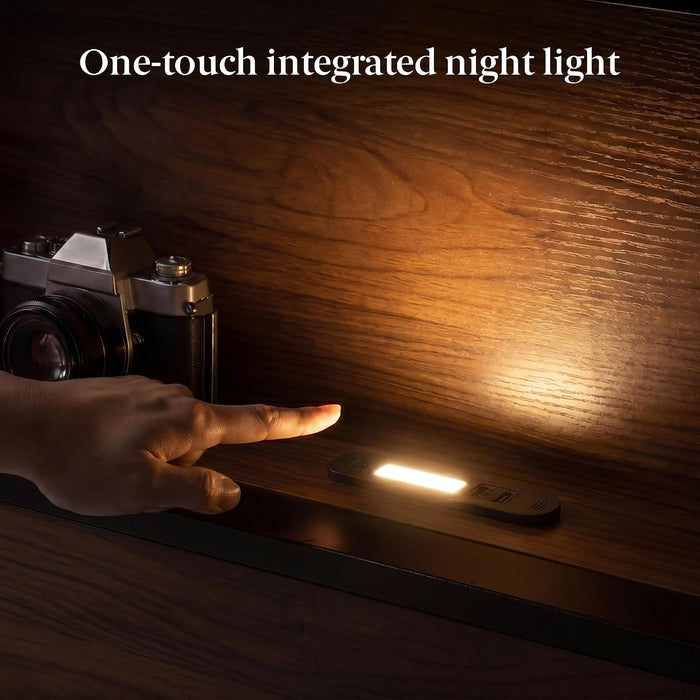 Kai Platform Bed Frame, RGB LED Lights, USB Charging Station, Queen