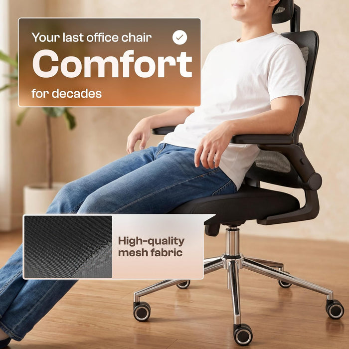 Bravo Ergonomic Office Chair Mesh Back