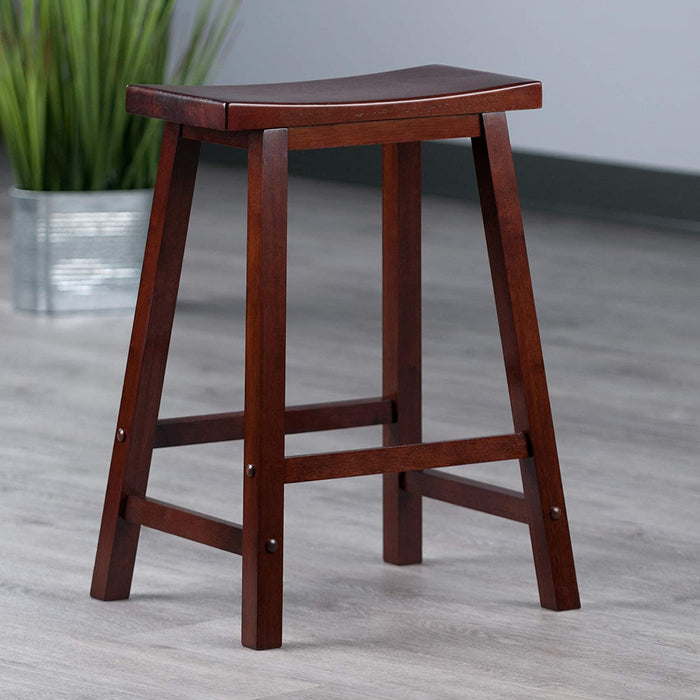 Satori Counter Stool, 24", Walnut