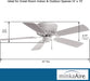 F566-WH Mesa 42" Ceiling Fan, White