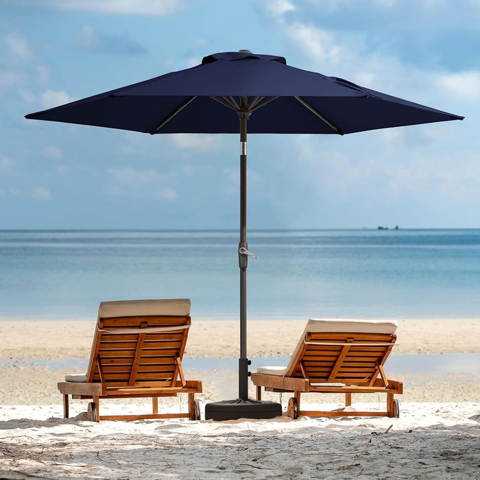 7.5 Ft Outdoor Patio Umbrella, Table Umbrella, Navy