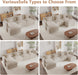 Modular Sectional Sofa 111.5Inch Movable Ottoman Chenille
