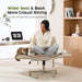 Criss Cross Office Chair, Swivel Makeup Vanity Chair with Wheels