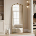 Full Length Gold Mirror: 21''X56'' Baroque Floor Long Body Mirror