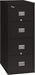 Patriot Vertical 4 Drawer Fire Rated File Cabinet, Black
