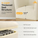 Beige 360 Degree Swivel Upholstered Accent Armchair