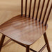 Farmhouse Style Windsor Chairs Set of 4, Vintage Kitchen & Dining Room Chairs with Spindle Back, Comfy Armless Solid Wood Side Chair for Home/Living Room/Restaurant, Walnut