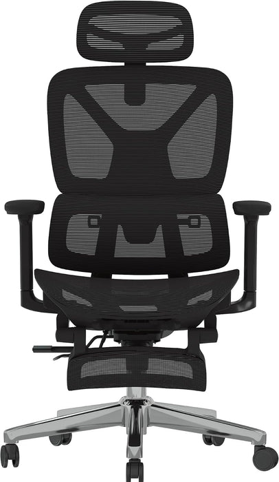 FLEXISPOT Ergox Premium Ergonomic Office Chair Black-Ft
