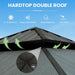12x12 Feet Grey Hardtop GazeboSystem Weatherproof Roof