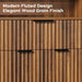 Fluted Buffet Cabinet with Storage, Modern Coffee Bar Cabinet