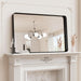 Black Wall Mirror 30x48 Inch ExplosionProof Tempered