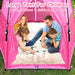 Kids Pop-Up Play Tent: 78"X66" Portable Baby Playpen Large Princess Castle Playhouse for Girls Indoor Outdoor - Toddler Play Yard with Canopy for Beach