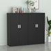 Locking Black 53Inch Industrial Metal Storage Cabinet
